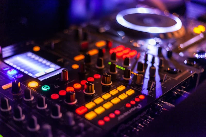 a dj board for night life